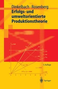 Produktbild: Erfolgs- und umweltorientierte Produktionstheorie