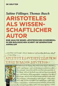 Produktbild: Aristoteles als wissenschaftlicher Autor