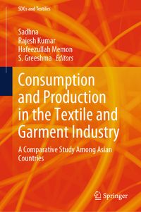 Produktbild: Consumption and Production in the Textile and Garment Industry