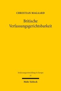Produktbild: Britische Verfassungsgerichtsbarkeit