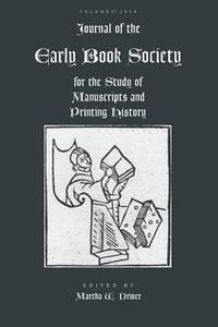 Produktbild: Journal of the Early Book Society Vol 17