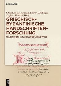 Produktbild: Griechisch-byzantinische Handschriftenforschung