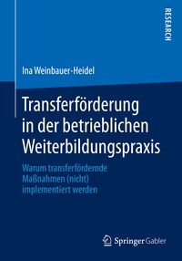 Produktbild: Transferf&ouml;rderung in der betrieblichen Weiterbildungspraxis