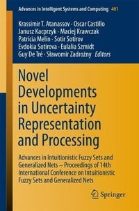 Produktbild: Novel Developments in Uncertainty Representation and Processing