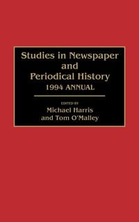 Produktbild: Studies in Newspaper and Periodical History, 1994 Annual