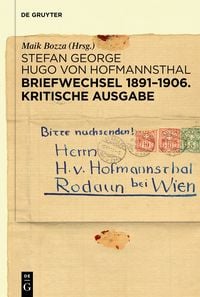 Produktbild: Briefwechsel 1891&ndash;1906. Kritische Ausgabe