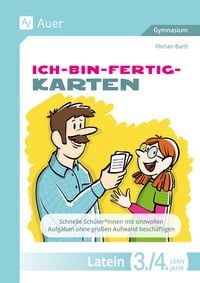 Produktbild: Ich-bin-fertig-Karten Latein Lernjahr 3-4