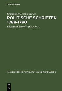 Produktbild: Politische Schriften 1788-1790