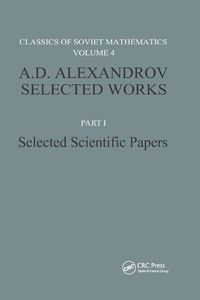 Produktbild: A. D. Alexandrov Selected Works Part I