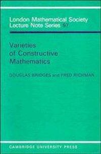 Produktbild: Varieties of Constructive Mathematics