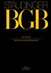 Produktbild: Art 43-46 EGBGB