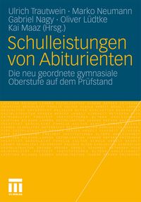 Produktbild: Schulleistungen von Abiturienten