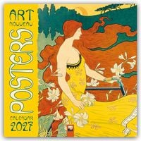 Produktbild: Art Nouveau Posters &ndash; Jugendstil 2027 &ndash; Original Flame Tree Publishing-Kalender [Kalender]