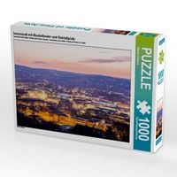 Produktbild: CALVENDO Puzzle Innenstadt mit Staatstheater und Schlo&szlig;platz | 1000 Teile Lege-Gr&ouml;&szlig;e 64x48cm Foto-Puzzle f&uuml;r gl&uuml;ckliche Stunden