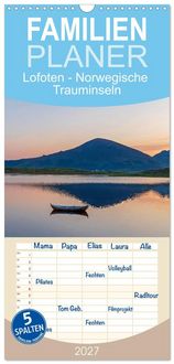 Produktbild: Familienplaner 2027 - Lofoten - Norwegische Trauminseln mit 5 Spalten (Wandkalender, 21 x 45 cm) CALVENDO