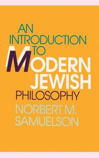 Produktbild: An Introduction to Modern Jewish Philosophy