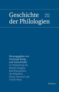 Produktbild: Geschichte der Philologien