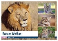 Produktbild: Katzen Afrikas (Tischkalender 2027 DIN A5 quer), CALVENDO Monatskalender