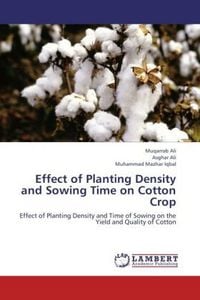 Produktbild: Ali, M: Effect of Planting Density and Sowing Time on  Cotto