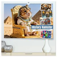 Produktbild: History Hamster - Die Geschichte der Welt in 12 Nagerbildern (hochwertiger Premium Wandkalender 2027 DIN A2 quer), Kunstdruck in Hochglanz