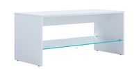 Produktbild: Holz Sofatisch Couchtisch Glas Wisal