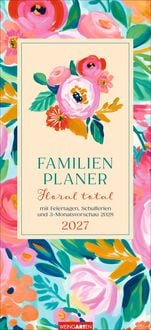 Produktbild Floral total Familienplaner 2027