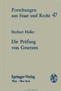 Produktbild: Die Pr&uuml;fung von Gesetzen