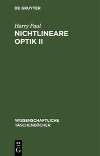 Produktbild: Nichtlineare Optik II