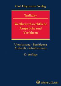 Produktbild: Wettbewerbsrechtliche Anspr&uuml;che und Verfahren