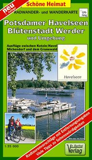 Produktbild: Radwander- und Wanderkarte Potsdamer Havelseen, Bl&uuml;tenstadt Werder und Umgebung