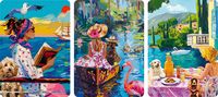 Produktbild: Minipuzzle-Trio 100 Teile - Mit Hund auf Reisen