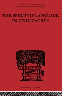 Produktbild: The Spirit of Language in Civilization