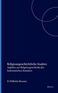Produktbild: Religionsgeschichtliche Studien