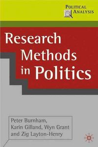 Produktbild: Research Methods in Politics