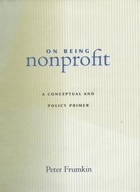 Produktbild: Frumkin, P: On Being Nonprofit