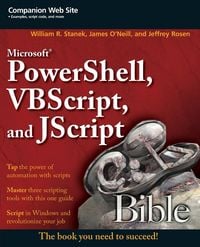 Produktbild: Microsoft Powershell, VBScript and JScript Bible