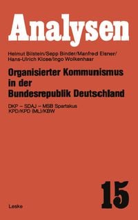 Produktbild: Organisierter Kommunismus in der Bundesrepublik Deutschland