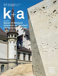 Produktbild: K+a 2015.3 : Bauen im Bestand | Intervenir sur l&rsquo;existant | Costruire nel costruito