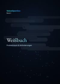 Produktbild: VoiceOpenGov Wei&szlig;buch