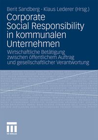 Produktbild: Corporate Social Responsibility in kommunalen Unternehmen