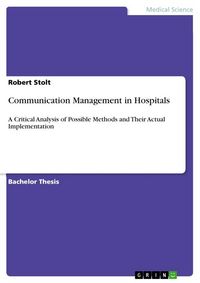Produktbild: Communication Management in Hospitals