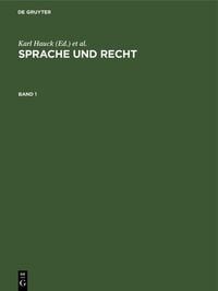 Produktbild: Sprache und Recht