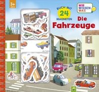 Produktbild: Magnetbuch Die Fahrzeuge mit 24 Magneten