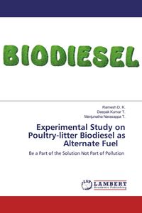 Produktbild: Experimental Study on Poultry-litter Biodiesel as Alternate Fuel