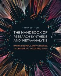 Produktbild: Handbook of Research Synthesis and Meta-Analysis