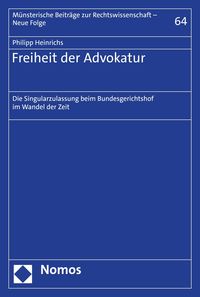 Produktbild: Freiheit der Advokatur