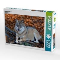 Produktbild: Liegender Wolf (Puzzle)