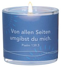 Produktbild: Glaswindlicht zur Trauer - Von allen Seiten umgibst du mich