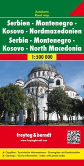 Bild vom Artikel Serbien / Montenegro / Mazedonien 1 : 500 000. Autokarte vom Autor Freytag-Berndt und Artaria KG