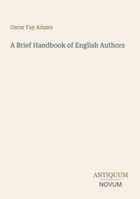 Produktbild: A Brief Handbook of English Authors